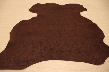 ds30円！[チョコブラウン]新入荷 インポートレザー ヤギ革 クロム革 スウェード 34ds