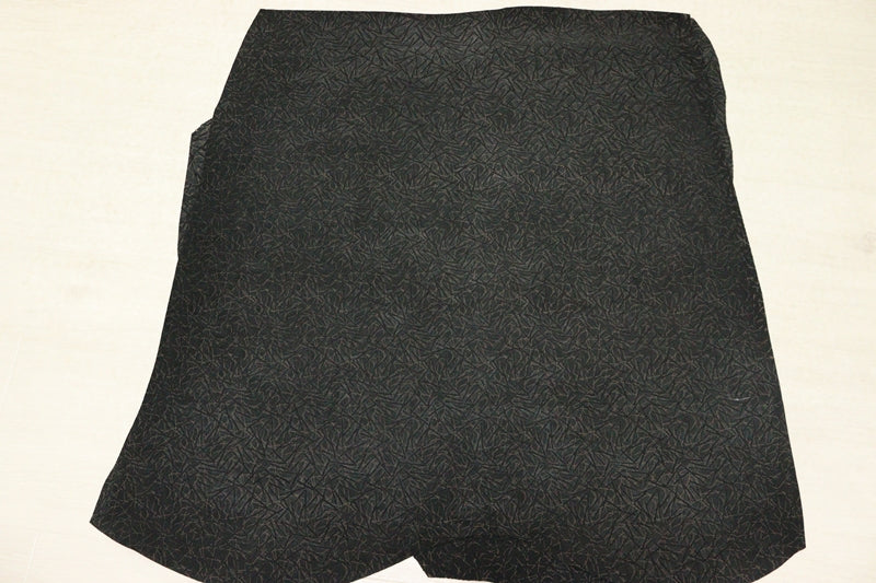 ds30円！[ブラック]新入荷 イタリアンレザー 牛革 クロム革 ベロアプリント 52ds