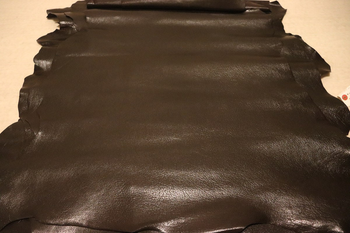 ds30円！[ヴィンテージブラウン]新入荷 国産 ヤギ革 クロム革 シボ型押し 53ds