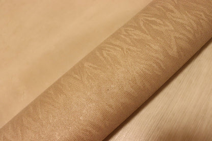 ds30円！[ベージュ]新入荷 イタリアンレザー 牛革 クロム革 ベロア プリント 60ds