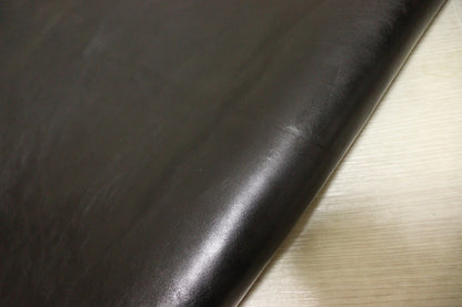 ds30円！[ブラック]新入荷 インポートレザー 牛革 ヌメ革 スムース加工 60ds