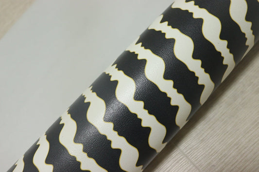 ds30円！[ホワイト×ブラック]新入荷 国産 牛革 クロム革 顔料仕上げ 68ds