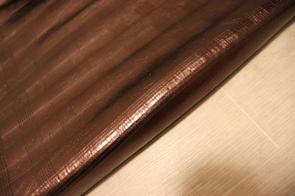 ds30円！[ブロンズ]新入荷 国産 牛革 クロム革 メッシュ型押し 74ds