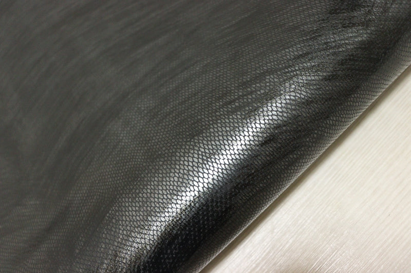 ds30円！[ブラック]新入荷 国産 牛革 クロム革 エナメル プリント 81ds