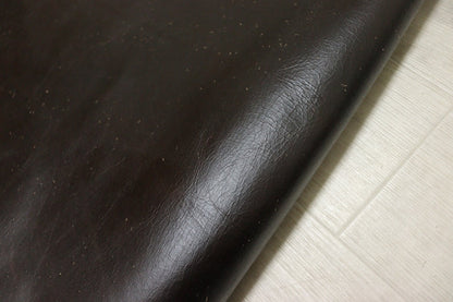 ds32円！[ヴィンテージブラウン]新入荷 イタリアンレザー 牛革 クロム革 クラッキング加工 296ds