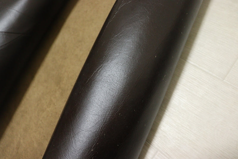 ds32円！[ヴィンテージブラウン]新入荷 イタリアンレザー 牛革 クロム革 クラッキング加工 296ds