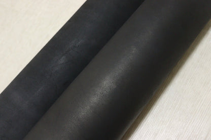 ds35円！[ブラック]クラフトの定番 バングラディシュレザー 牛革 ヌメ革 素上げ 168ds