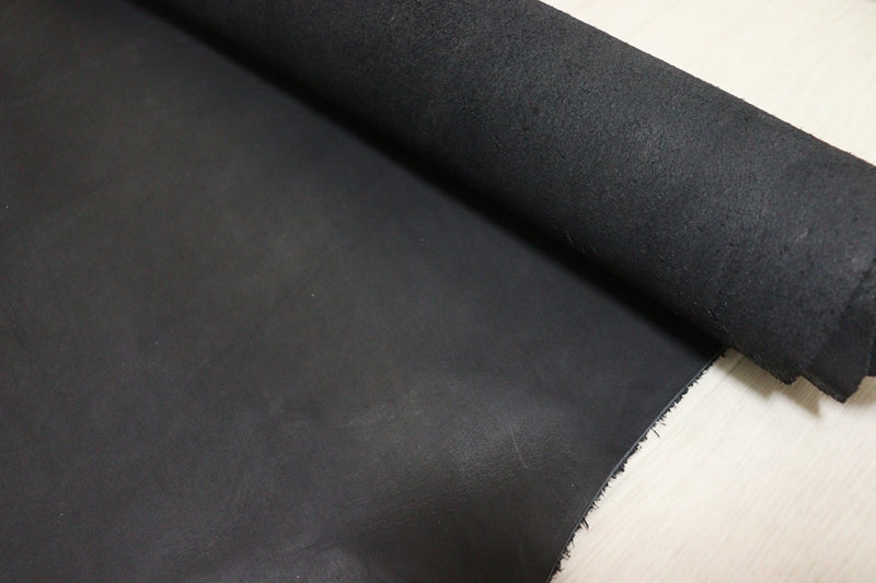 ds35円！[ブラック]クラフトの定番 バングラディシュレザー 牛革 ヌメ革 素上げ 168ds