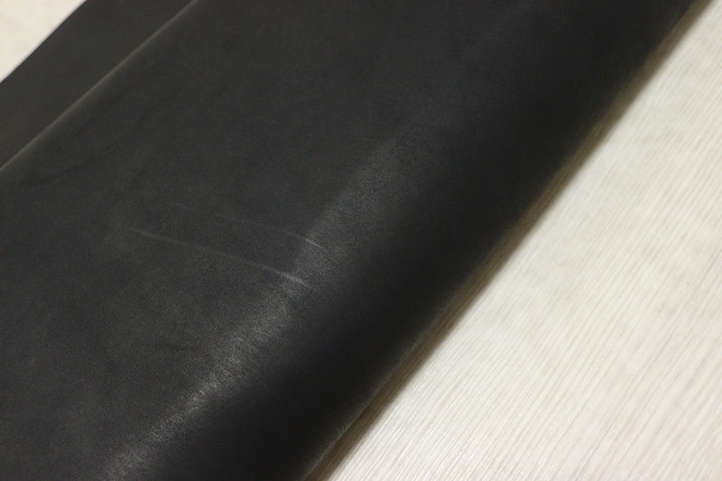 ds35円！[ブラック]クラフトの定番 バングラディシュレザー 牛革 ヌメ革 素上げ 168ds