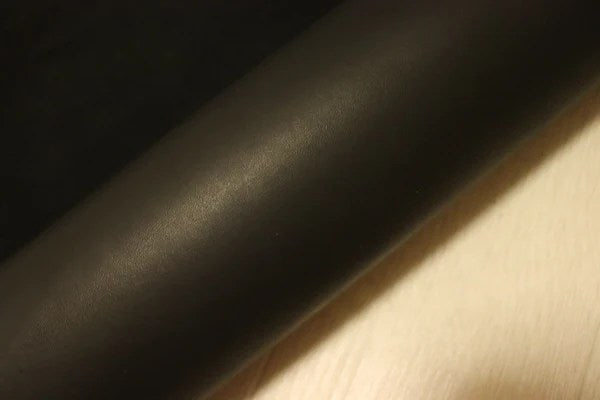 ds35円！[ブラック]クラフトの定番 バングラディシュレザー 牛革 ヌメ革 素上げ 175ds