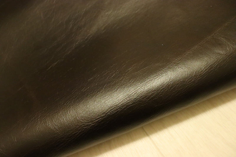 皮革 国産レザー　約270ds 1mm　ダークブラウン　こげ茶　本皮 本革 牛革 ds35円！[ダークブラウン]新入荷 イタリアンレザー 牛革 クロム革
