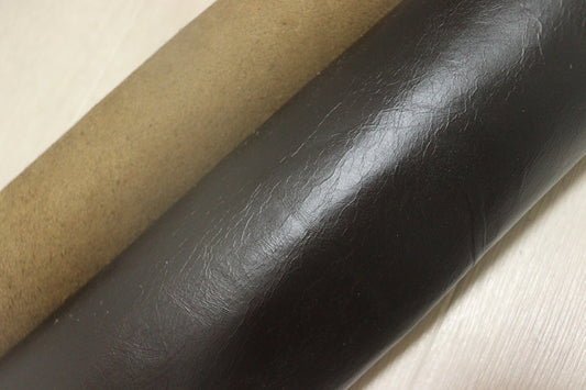 ds35円！[ダークブラウン]新入荷 イタリアンレザー 牛革 クロム革 カゼイン仕上げ 189ds