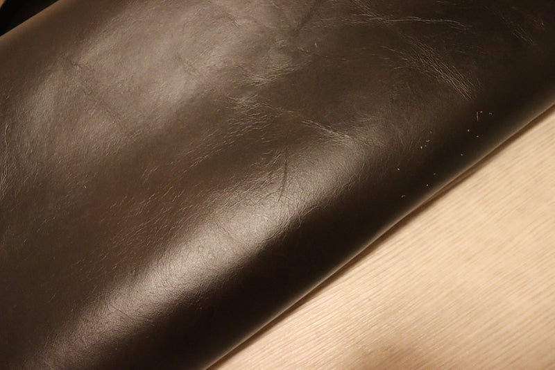 ds35円！[ヴィンテージブラウン]新入荷 イタリアンレザー 牛革 クロム革 クラッキング加工 226ds