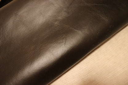 ds35円！[ヴィンテージブラウン]新入荷 イタリアンレザー 牛革 クロム革 クラッキング加工 226ds