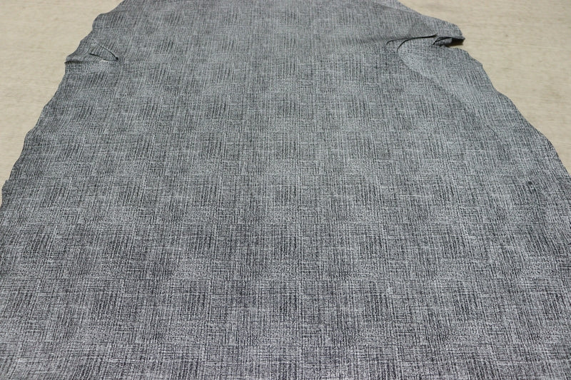 ds35円！[ブラック×ホワイト]新入荷 国産 ヤギ革 クロム革 プリント 38ds