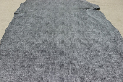 ds35円！[ブラック×ホワイト]新入荷 国産 ヤギ革 クロム革 プリント 48ds
