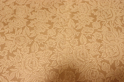 ds35円！[生成り]新入荷 バングラディシュレザー 牛革 ヌメ革 ローゼ型押し 素上げ 60ds