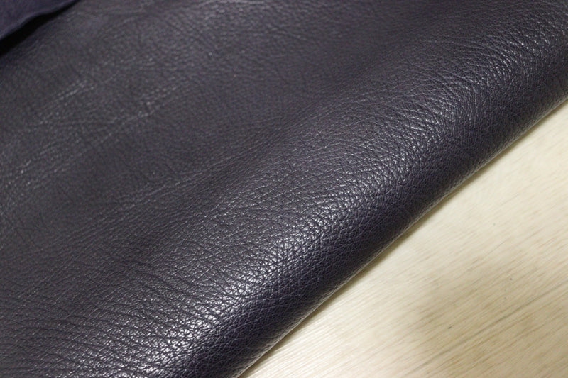 ds35円！[バイオレット]新入荷 イタリアンレザー バッファロー革 コンビヌメ革 シュリンク加工 64ds