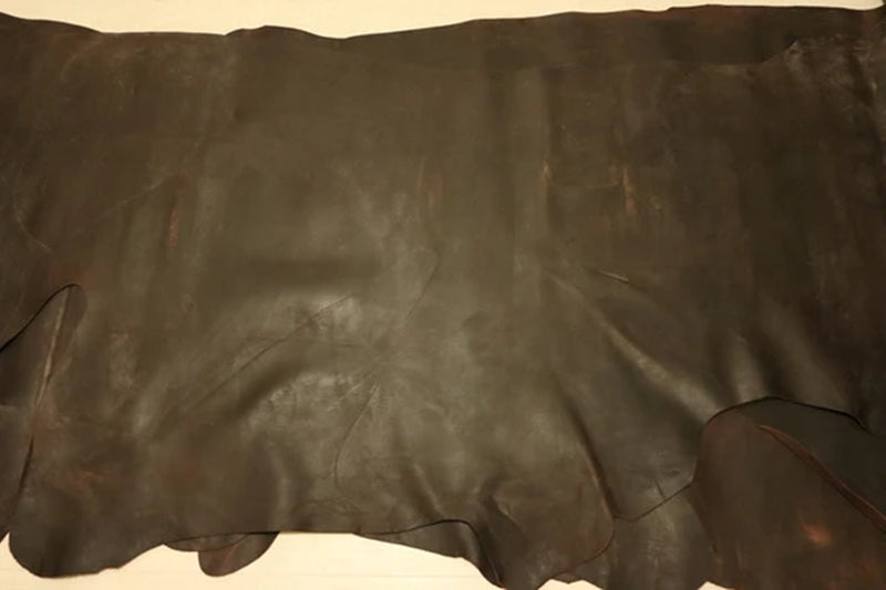 ds40円！[ヴィンテージ]Crazy Horse バングラディシュレザー 牛革 ヌメ革 オイルプルアップ加工 160ds