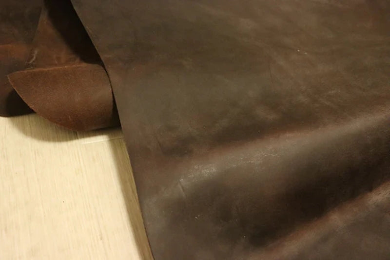 ds40円！[ヴィンテージ]Crazy Horse バングラディシュレザー 牛革 ヌメ革 オイルプルアップ加工 160ds