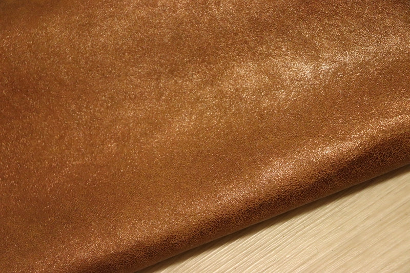 ds40円！[ブロンズ系]新入荷 イタリアンレザー 牛革 コンビヌメ革 ムラ染加工 164ds