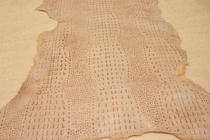 ds40円！[オフホワイト]新入荷 イタリアンレザー ヤギ革 クロム革 毛皮 Wフェイス 43ds