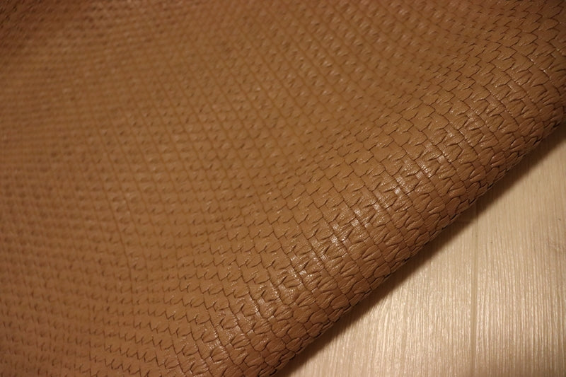 ds40円！[モカブラウン]新入荷 国産 牛革 ヌメ革 スペインメッシュ 90ds