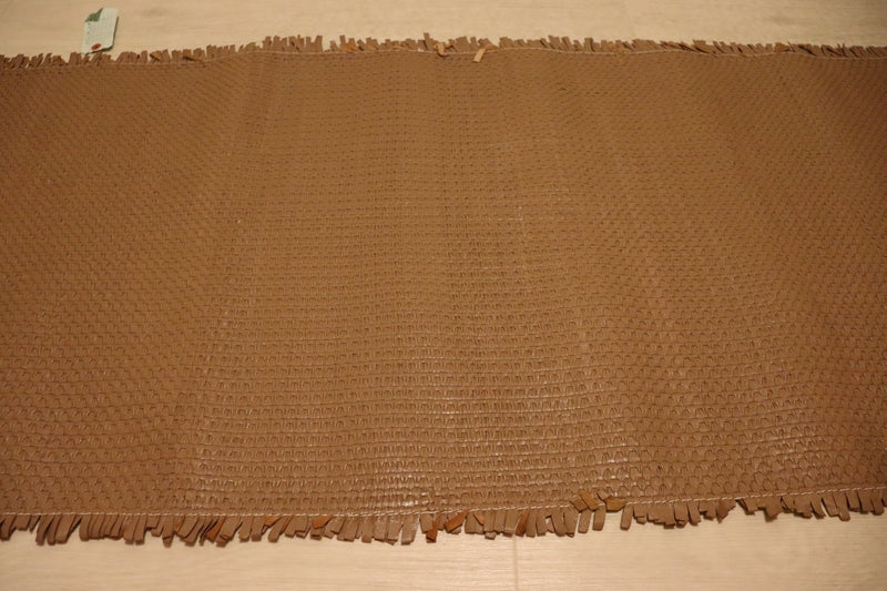 ds40円！[モカブラウン]新入荷 国産 牛革 ヌメ革 スペインメッシュ 90ds