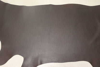 ds45円！[ダークブラウン]新入荷 イタリアンレザー 牛革 ヌメ革 セミアニリン 153ds