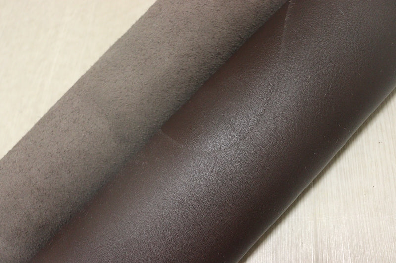 ds45円！[ダークブラウン]新入荷 イタリアンレザー 牛革 ヌメ革 セミアニリン 170ds