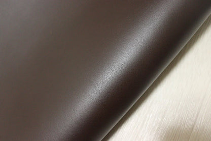 ds50円！[ダークブラウン]新入荷 イタリアンレザー 牛革 ヌメ革 セミアニリン 150ds