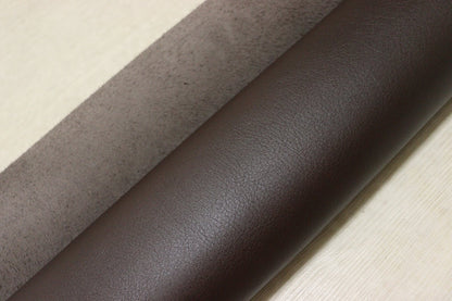 ds50円！[ダークブラウン]新入荷 イタリアンレザー 牛革 ヌメ革 スムース加工 180ds