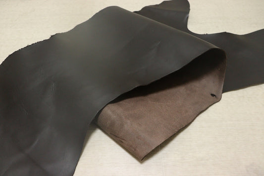 ds50円！[ヴィンテージブラウン]新入荷 ベリー イタリアンレザー 牛革 ヌメ革 アニリン仕上げ ピットなめし 92ds