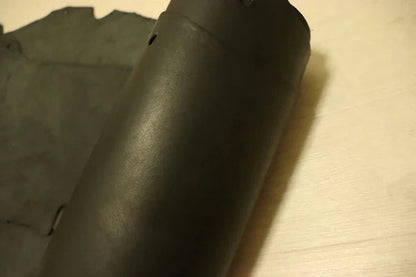 ds55円！[ブラック]新入荷 ベリー イタリアンレザー 牛革 ヌメ革 スムース加工 ピットなめし 85ds