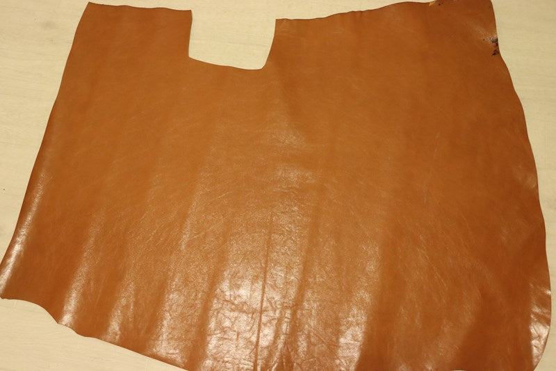 ds65円！[オレンジキャメル]新入荷 イタリアンレザー 牛革 ヌメ革 ショルダー カゼイン仕上げ 109ds