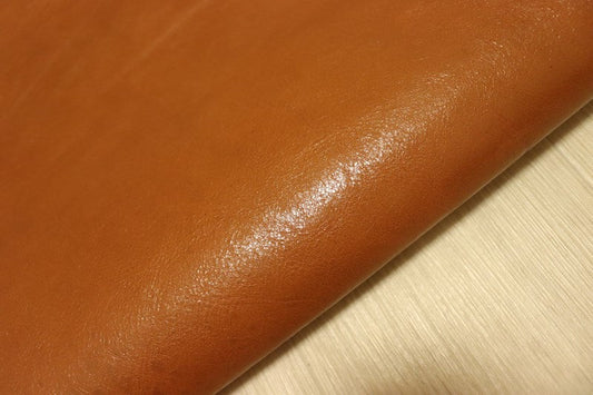 ds65円！[オレンジキャメル]新入荷 イタリアンレザー 牛革 ヌメ革 ショルダー カゼイン仕上げ 109ds