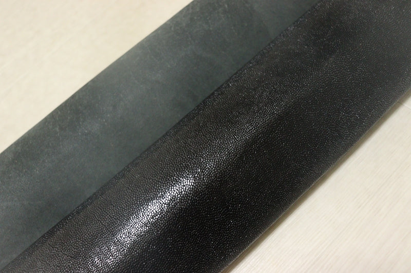 ds65円！[ブラック]新入荷 イタリアンレザー 牛革 ヌメ革 ショルダー フィルム貼り 158ds
