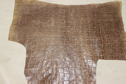 ds70円！[モカブラウン]新入荷 イタリアンレザー 牛革 ヌメ革 ショルダー クロコ型押し 105ds