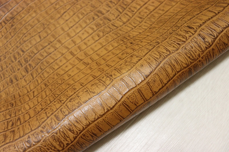 ds70円！[ナチュラルブラウン]新入荷 イタリアンレザー 牛革 ヌメ革 ショルダー クロコ型押し 117ds