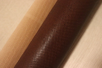 ds70円！[ブラウン]新入荷 イタリアンレザー 牛革 ヌメ革 ショルダー メッシュ型押し 118ds