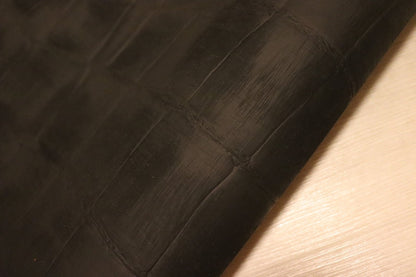 ds70円！[ブラック]新入荷 イタリアンレザー 牛革 ヌメ革 ショルダー クロコ型押し 上質 130ds