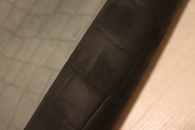 ds70円！[ブラック]新入荷 イタリアンレザー 牛革 ヌメ革 ショルダー クロコ型押し 上質 130ds