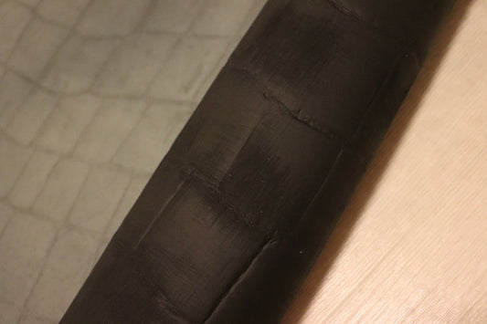 ds70円！[ブラック]新入荷 イタリアンレザー 牛革 ヌメ革 ショルダー クロコ型押し 上質 130ds