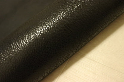 ds70円！[ブラック]新入荷 イタリアンレザー 牛革 ヌメ革 ショルダー シュリンク加工 特殊加工 133ds