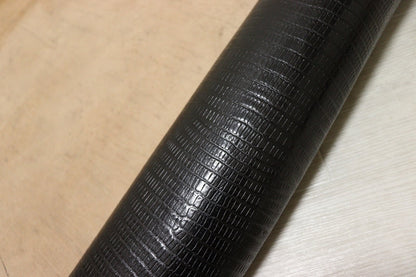 ds70円！[ブラック]新入荷 イタリアンレザー 牛革 ヌメ革 ショルダー リザード型押し 137ds