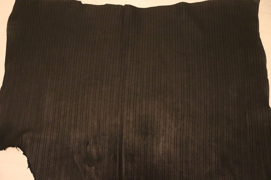 ds70円！[ブラック]新入荷 イタリアンレザー 牛革 ヌメ革 ショルダー ボーダー型押し オイルヌメ 146ds