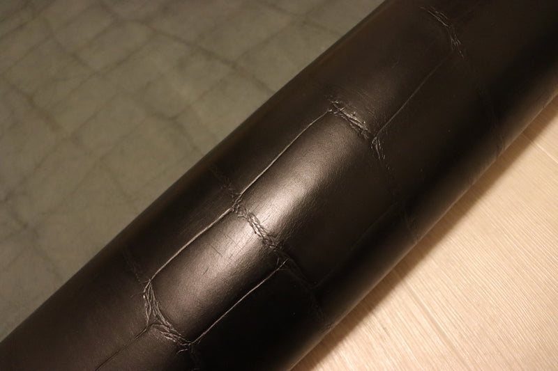 ds70円！[ブラック]新入荷 イタリアンレザー 牛革 ヌメ革 ショルダー クロコ型押し 149ds