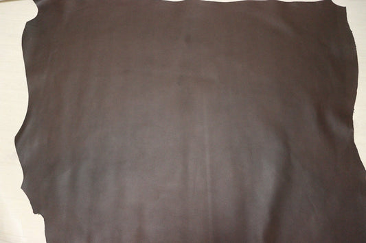 ds70円！[ダークブラウン]新入荷 イタリアンレザー 牛革 ヌメ革 ショルダー シボ型押し セミアニリン 156ds