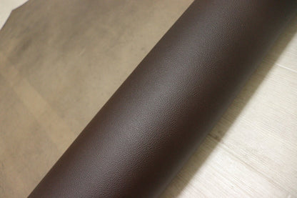 ds70円！[ダークブラウン]新入荷 イタリアンレザー 牛革 ヌメ革 ショルダー シボ型押し セミアニリン 156ds