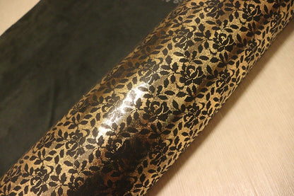 ds70円！[ゴールド]新入荷 イタリアンレザー 牛革 ヌメ革 ショルダー 花柄プリント 159ds